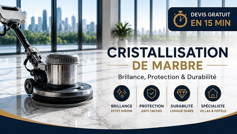 Cristallisation marbre bouskoura casablanca